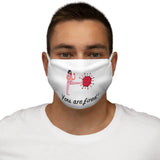 Snug-Fit Polyester Quote Face Mask