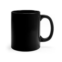 Black american flag mug 11oz